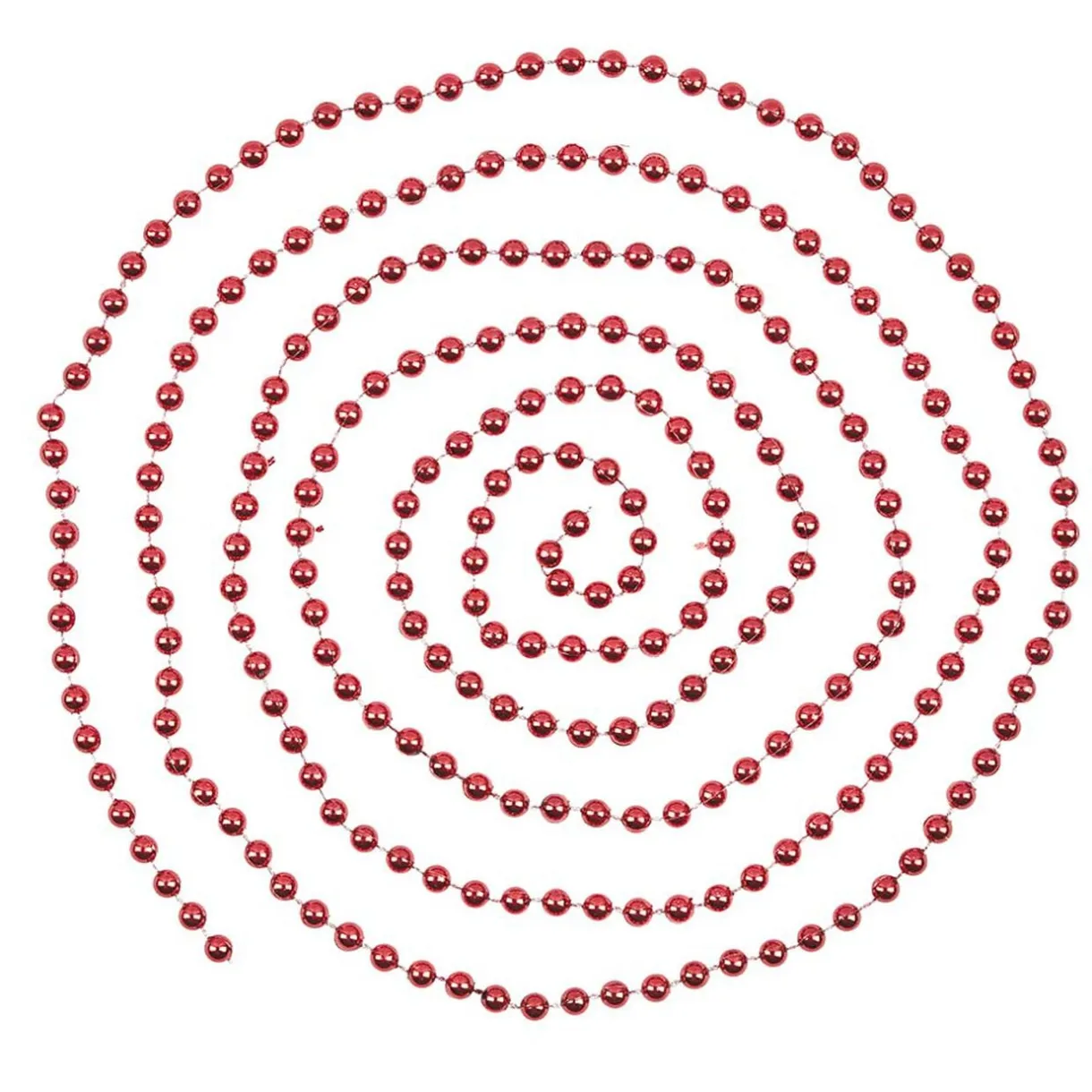 Gifi Guirlande de Noël perle rouge 2,7 m^ Décoration Sapin