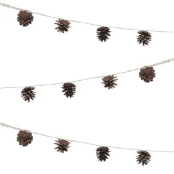 Gifi Guirlande de Noël pommes de pin^ Décoration Sapin