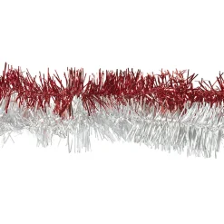 Gifi Guirlande de Noël rouge argentée 1,8 m^ Décoration Sapin