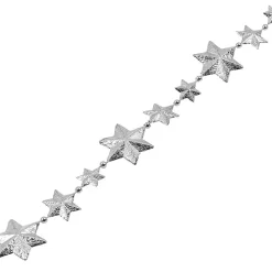 Gifi Guirlande de Noël étoile argentée 4,5 m^ Décoration Sapin