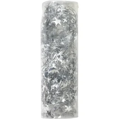 Gifi Guirlande de Noël étoile scintillante argentée^ Décoration Sapin
