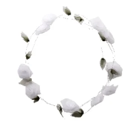 Best Gifi Guirlande de table de 10 roses blanches