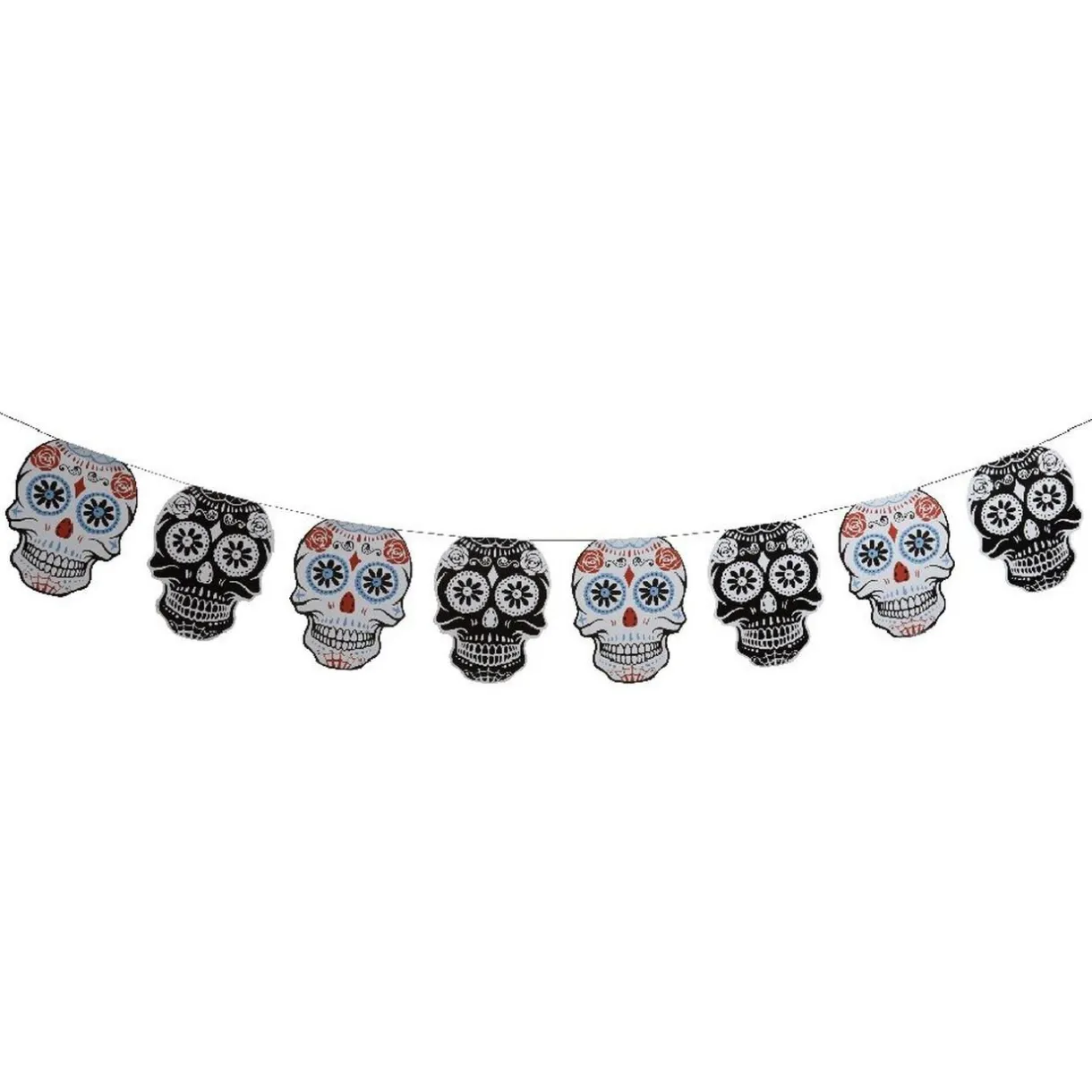 New Gifi Guirlande de têtes de mort Day of the Dead