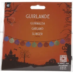 Outlet Gifi Guirlande en papier motif Halloween