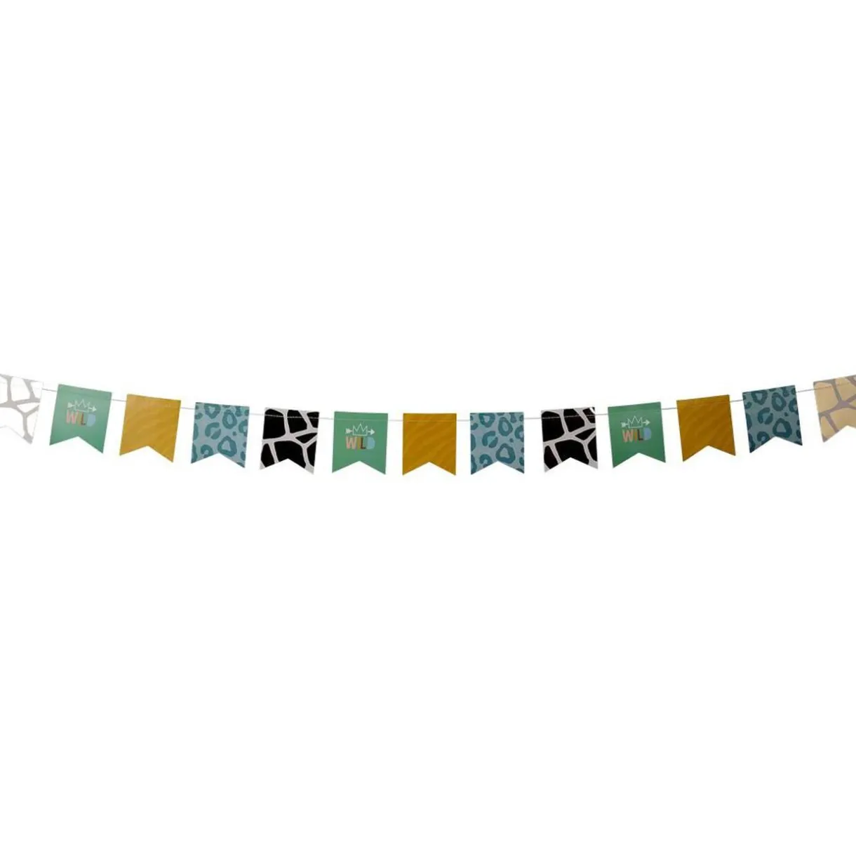 New Gifi Guirlande fanion papier thème sauvage 5m