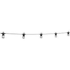 Outlet Gifi Guirlande guinguette 50 LED 10 boules blanches 6m