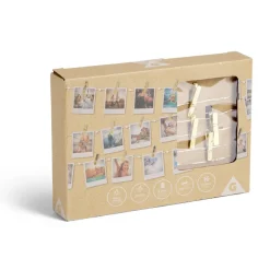 Clearance Gifi Guirlande LED à pinces 280cm plastique doré