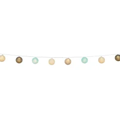New Gifi Guirlande lumineuse 10 boules beige noir bleu L165cm