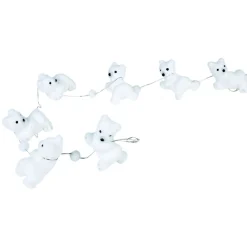 Gifi Guirlande ourson allongé blanc 1,5 m^ Décoration Sapin