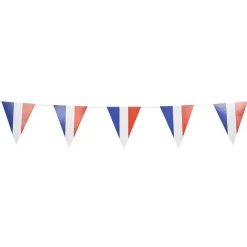 Clearance Gifi Guirlande papier bleu blanc rouge Happy Party drapeau France 3m