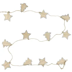 Gifi Guirlande sapin étoile bois^ Décoration Sapin