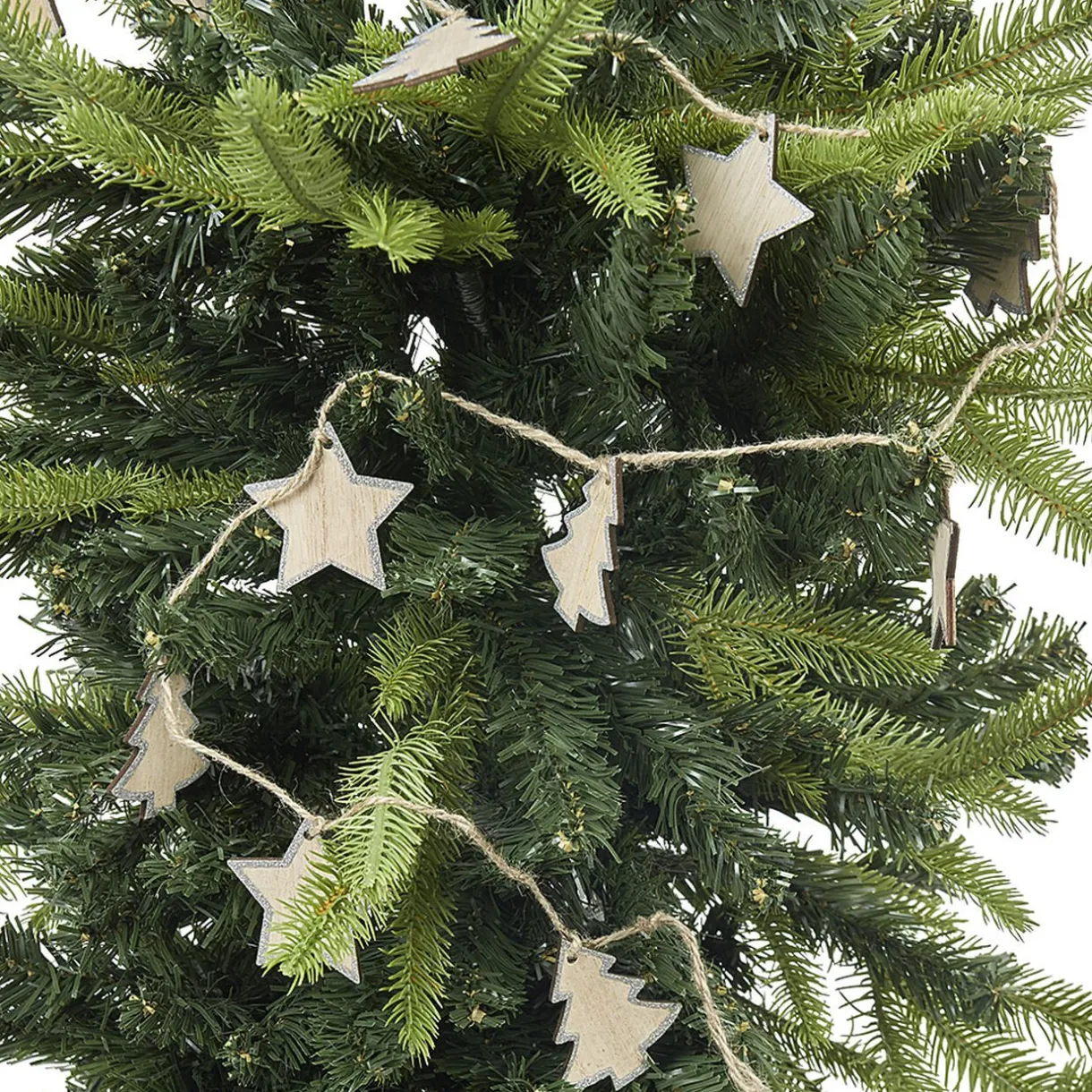 Gifi Guirlande sapin étoile bois^ Décoration Sapin
