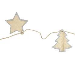 Gifi Guirlande sapin étoile bois^ Décoration Sapin