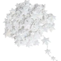 Gifi Guirlande étoile blanc iridescent 4,5m^ Décoration Sapin