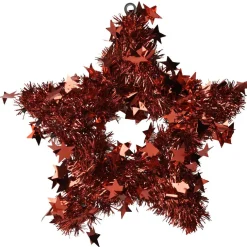 Gifi Guirlande étoile scintillante rouge^ Décoration Sapin