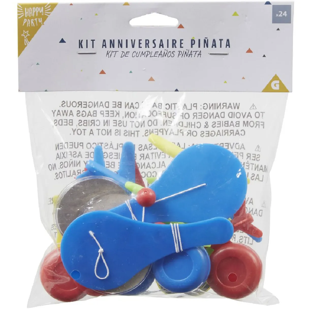 Clearance Gifi Kit anniversaire pour piñata garcon 24 pièces