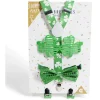 Clearance Gifi Kit bretelles, lunettes et noeud papillon Saint-Patrick vert