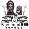 New Gifi Kit décoration cimetière Halloween 24 pièces