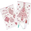 Gifi Kit de dessin de Noël pour fenêtre^ Décoration De Fenêtre