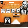Best Gifi Kit de maquillage gras Halloween squelette blanc gris noir