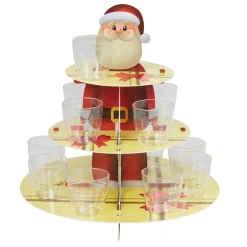 Best Gifi Kit de présentation Père-Noel + 12 verrines