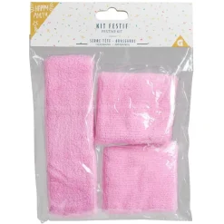 Sale Gifi Kit festif 2 bandeaux de poignet et 1 de tête - 4 coloris