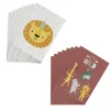 Gifi Kit invitation 8 personnes cartes et enveloppes thème animaux sauvage^ Loisirs Créatifs Et Emballage Cadeau
