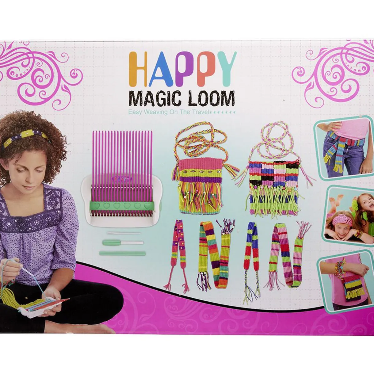 Best Gifi Kit métier à tisser bracelet magique DIY