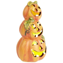 New Gifi Lanterne citrouille Halloween orange x3