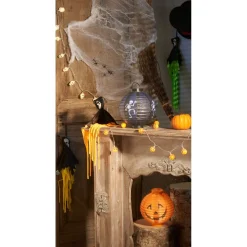 Online Gifi Lanterne lumineuse Halloween à suspendre ronde en papier