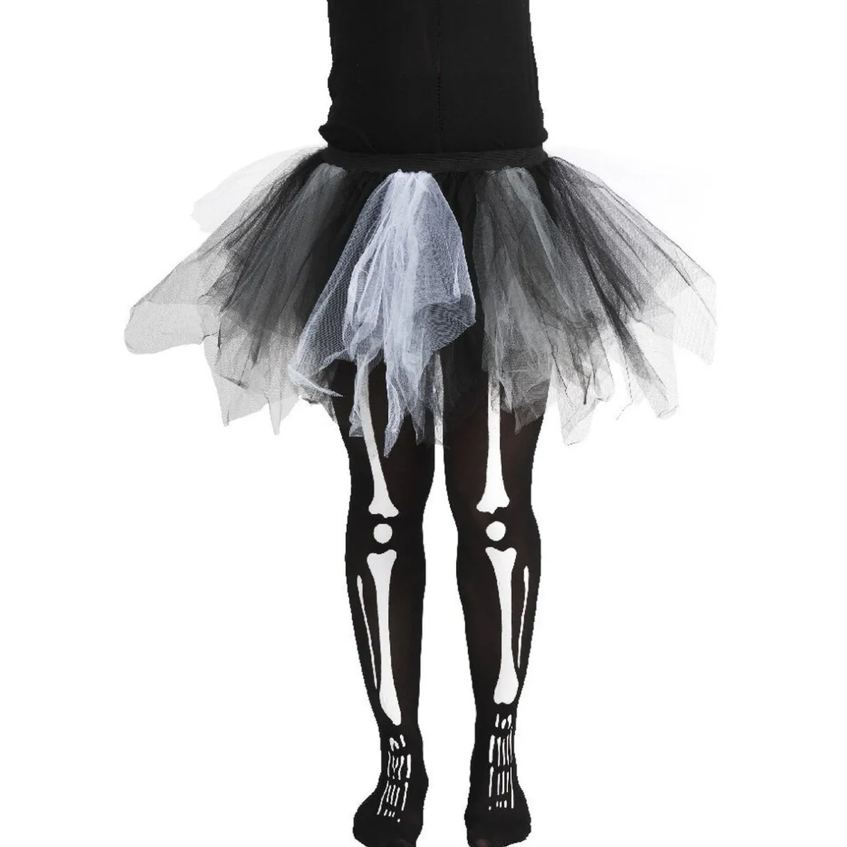 Clearance Gifi Legging adulte Halloween jambes squelette et tutu Taille L