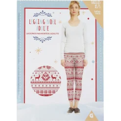 Gifi Legging de Noël adulte Taille XS/S^ Déguisement Et Tenue De Noël