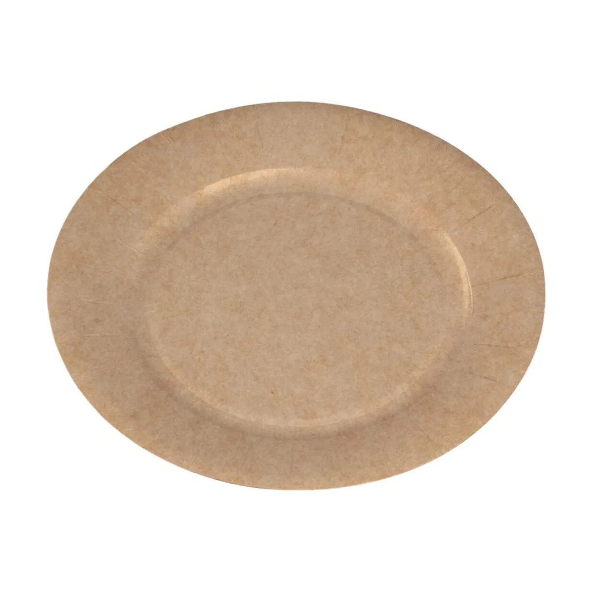 Clearance Gifi Lot de 50 assiettes à dessert rondes en carton kraft marron