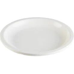 Best Gifi Lot de 6 assiettes en plastique blanc
