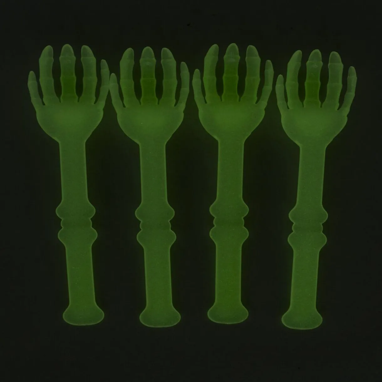 Best Gifi Lot de 12 couverts squelette phosphorescents Halloween