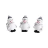 Best Gifi Lot de 3 décorations de table forme bonhomme de neige