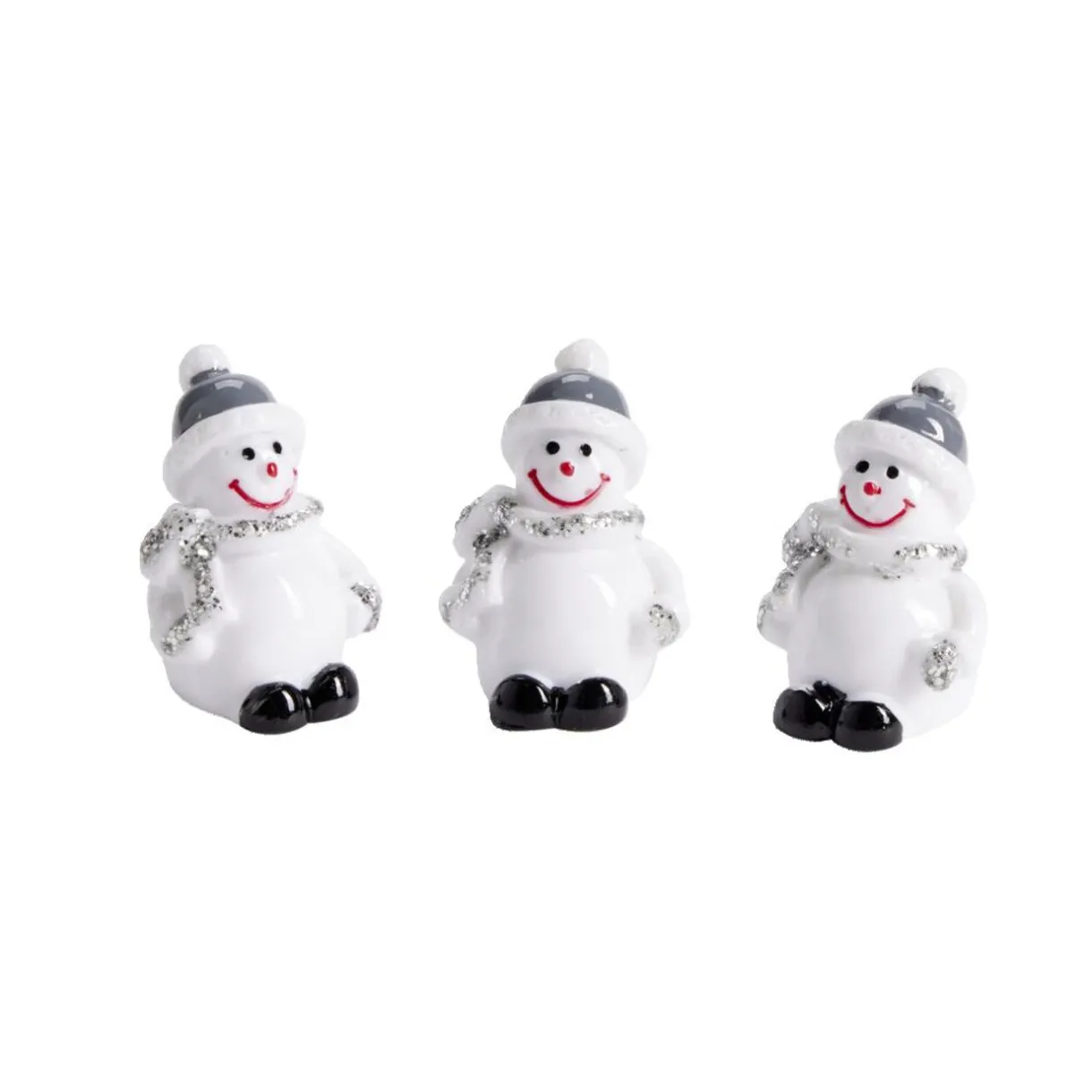 Best Gifi Lot de 3 décorations de table forme bonhomme de neige