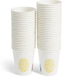 Clearance Gifi Lot de 50 gobelets jetables en carton