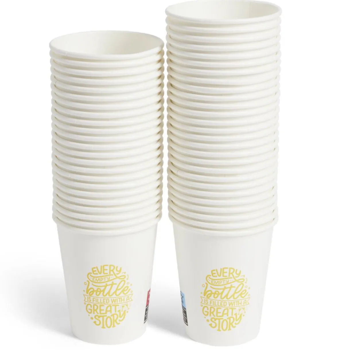 Clearance Gifi Lot de 50 gobelets jetables en carton