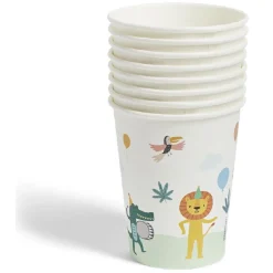 Best Gifi Lot de 8 gobelets Wild carton 24cl