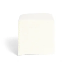 Sale Gifi Lot de 50 serviettes cocktails blanches 20x20cm