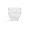 Gifi Lot de 6 verrines 88ml en plastique transparent 6x6xH5cm