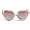 Outlet Gifi Lunettes coeur avec strass