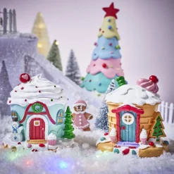 Clearance Gifi Maison cupcake lumineuse - 2 modèles