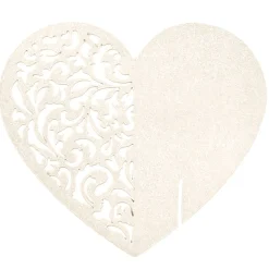 Sale Gifi Marque place forme coeur blanc x6