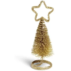 Clearance Gifi Marque place Noël sapin doré Ø4xH10,5cm