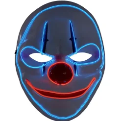 Clearance Gifi Masque adulte Halloween clown LED