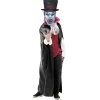 Best Gifi Masque adulte Halloween grosse tête vampire avec chapeau bleu noir