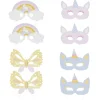 Clearance Gifi Masque fée licorne x8