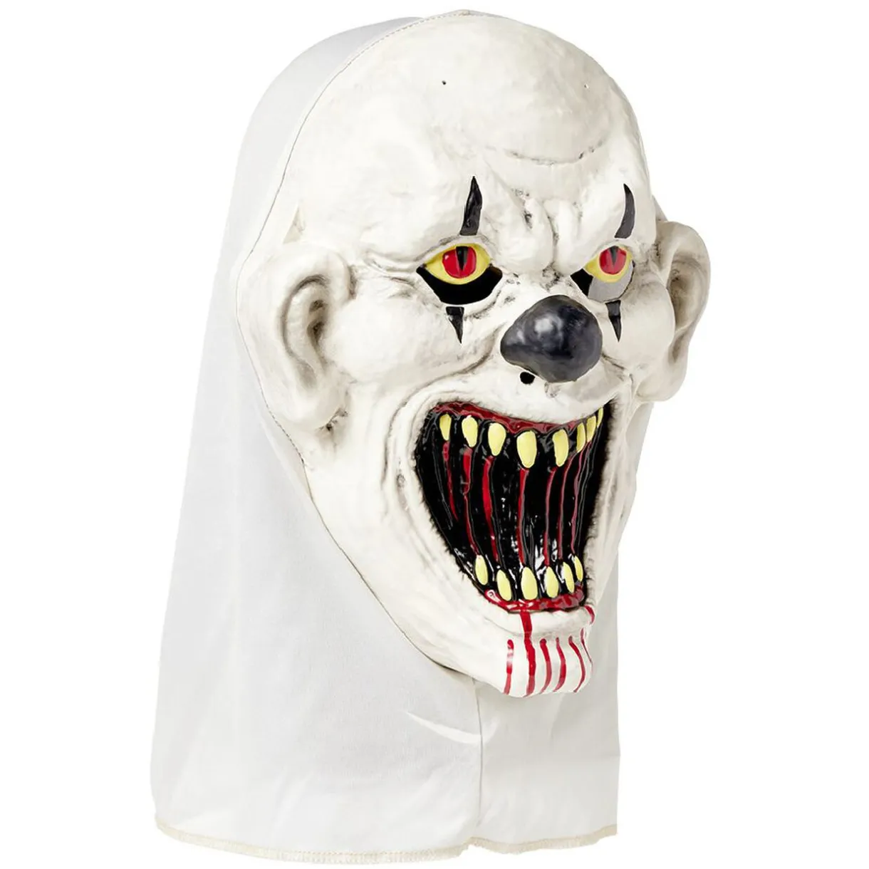 Clearance Gifi Masque Halloween clown taille adulte noir et blanc